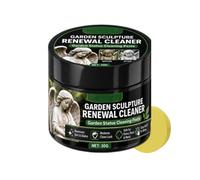 Garden Statue Renewal Cleaner Paste,Garden Statue Cleaning Kit: 30g Cleaning Paste with Round Sponge - Suitable for Stone and Resin，1 pcs