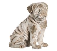 Beliani Garden Statue Sarnano Dog Beige