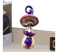 Garden Statue,Vivid Mushroom Resin Art | Vivid Mushroom Man Face Resin Decoration for Garden Clearance, Courtyard and Yard