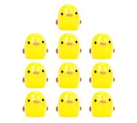 Garden Statues Cute Little Yellow Chicks Figurines Resin Chicken Sculpture Garden Yard Ornaments For Outdoor Home Decor Little Yellow Chicks Figurines