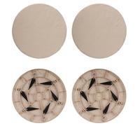 Garden Stepping Stones - 4 Decorative Stepping Stones - Stepping Stones with Ground Pegs, Adding Garden Stones to Your Outdoor Decor for Outdoor Pathways or Driveway Pavers