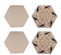 Garden Stepping Stones - Outdoor Stones, Decorative Stepping Pavers | 4 Piece Garden Outside Walkway with Ground Stakes, Resin Dipping for Garden and Walkways