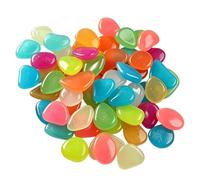 Garden Stone,30/ Colorful Pebbles - Glowing Garden Pebbles | for Pathway Patio Driveway Walkway Fish Tank Plant Pots Outside Yard Backyard Decoration
