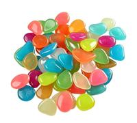 Garden Stone - 30/ Waterproof Colorful Outdoor Pebbles,Landscaping Glow Rocks - for Landscaping Pathways Patio Driveway Walkway Fish Tank Plant Pots Yard Backyard Outside
