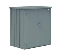 4x3 Biohort Patio Romeo Locker - Large - Metallic Quartz Grey