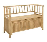 vidaXL Garden Storage Bench 110 x 47 x 80 cm Bamboo Natural