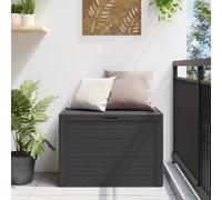 Garden Storage Box Anthracite 78x44x55 cm Polypropylene 190L Lockable Versatile