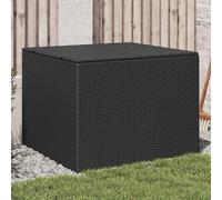 vidaXL Garden Storage Box Brown 291L Poly Rattan