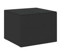 Garden Storage Box Bench Container Chest Shed Blanket Box Poly Rattan vidaXL