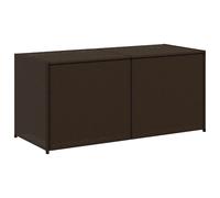 Garden Storage Box Bench Container Chest Shed Blanket Box Poly Rattan vidaXL