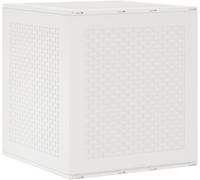 Garden Storage Box - Compact Outdoor White 55X53X57 Cm - PP Weather
