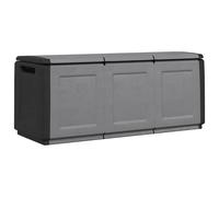 Garden Storage Box Dark Grey and Black Tool Box Furniture Multi Sizes vidaXL