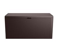Garden Storage Box Garden Crate Storage BoxBrown on Wheels 277 L, 20 kg,