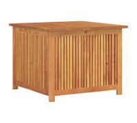Garden Storage Box Outdoor Bench Blanket Solid Wood Acacia vidaXL