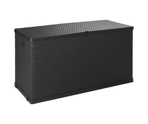 Garden Storage Box Outdoor Cushion Chest Tool Box Utility PP Rattan vidaXL
