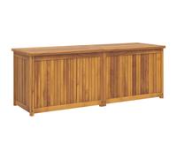 Garden Storage Box Pillow Blanket Chest Tool Chest Solid Wood Teak vidaXL