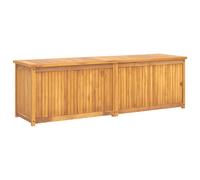 Garden Storage Box Pillow Blanket Chest Tool Chest Solid Wood Teak vidaXL