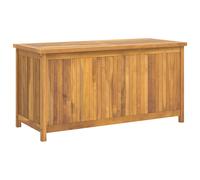 Garden Storage Box Pillow Blanket Chest Tool Chest Solid Wood Teak vidaXL