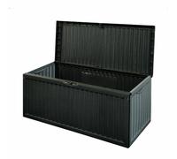 Garden Storage Box Plastic Outdoor Utility Chest Cushion Shed Lid Large 335L