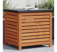 Garden Storage Box Solid Wood Eucalyptus