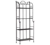 Garden Storage Cabinet Black ISERNIA