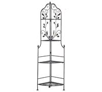 Garden Storage Cabinet Black SIDERNO