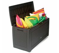 Prosper Plast Boxe Rato Garden Container, 119 x 48 x 60 cm, Dark Brown, 119x48x60 cm