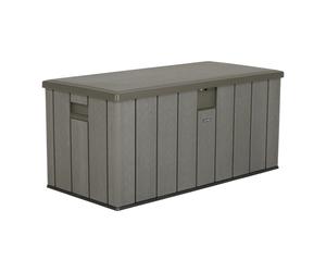 Garden Storage Deck Box Lifetime 568 Litre (150 Gallon) Wood Look Outdoor Box