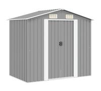 Garden Storage Shed Outdoor Tool House Tool Organiser Cabin Room Metal vidaXL