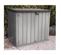 XL Garden Storage & Bin Store 1260 x 1450 x 820mm - Taupe Grey - Forest Garden