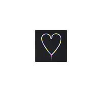 Garden Store Direct Heart Shaped LED Rope Light- Multi coloured