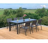 Garden Store Direct Sydney 6 Seat Aluminium Rectangular Dining Set