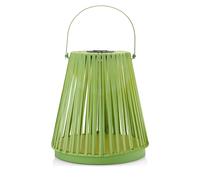 Garden Stories Braided Rope Medium Solar Powered LED Lantern GREEN