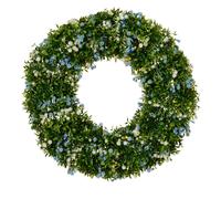 Garden Stories In Bloom Pre-Lit Floral 60cm Wreath DITSY DAISY