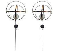 Garden Stories Set of 2 Sphere Stake Lights