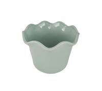 Garden Stories Sorbet Collection Small 13.5cm Ceramic Scalloped Pla... YELLOW