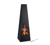 Garden stove Outdoor Fire Pit Charcoal Oven Removable Ash Box Garden Heater