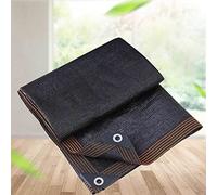 Garden Sun Shade Canopy Gazebo Shade Tarp Shade Net Anti-aging Shade Tarpaulin, Mesh Breathable Shade Net Covers Shade Netting for Greenhouse Pergola Garden,black-4x8m