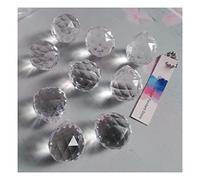 Garden Suncatchers 10pcs 32x28mm Acrylic Crystal Ball Pendant Curtain Lighting Lamp Hanging Parts Handmade Pendant Necklaces