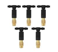 Garden Supplies 5-100Pcs Outdoor Misting Cooling System Garden Irrigation Watering 4/7 Pipe Atomizer Nozzles Adjustable Nozzle(10 PCS)