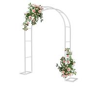 Garden Support Trellis for Climbing Plants Metal Rose Arch Freestanding Plant Climber Height Options: 120-350cm Sturdy Outdoor Garden Decoration 2.4x2.2m