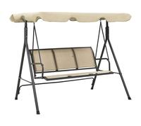 Garden Swing Bench with Canopy Outdoor Porch Patio Seat Hammock Daybed vidaXL