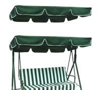 Garden Swing Canopy Replacement | Swing Seat Canopy Replacement | Oxford Cloth Canopy Top Set | Waterproof/UV Resistant For Swing Hammock