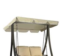 Garden Swing Canopy Replacement - Waterproof Sun Shade Cover for 2-3 Seater Swing Seat and Hammock