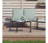 vidaXL Garden Table Coffee Table Dining Table Side Table Anthracite Steel