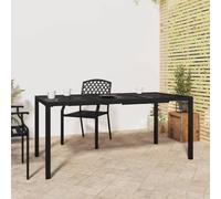 Garden Table Anthracite Steel Mesh 165x80x72 cm Outdoor Patio Dining Alfresco XL