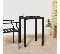 (50 x 50 x 72 cm) vidaXL Garden Table Outdoor Table Coffee Tea Dining Table Anthracite Steel