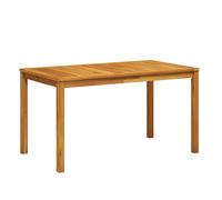 Garden Table Balcony Outdoor Table Dinning Table Solid Acacia Wood vidaXL
