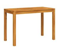 Garden Table Balcony Outdoor Table Dinning Table Solid Acacia Wood vidaXL