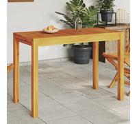 Garden Table Balcony Outdoor Table Dinning Table Solid Acacia Wood vidaXL